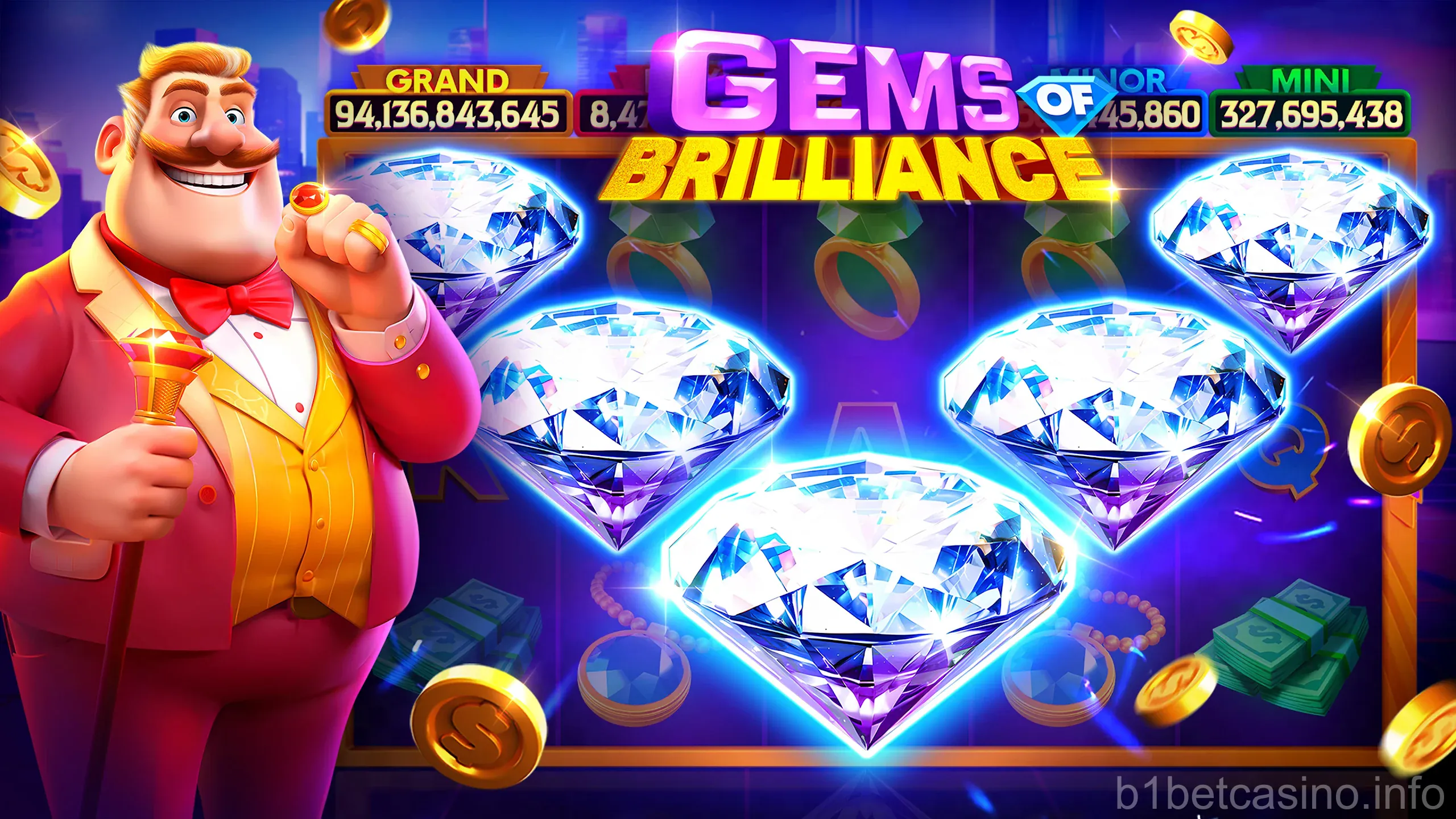 Seção de caça-níqueis premium